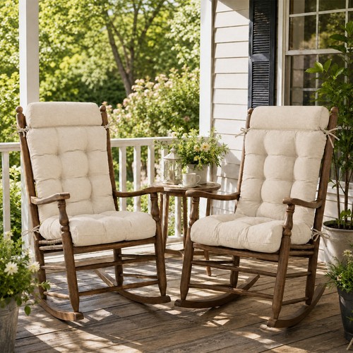 Aoodor tufted rocking chair - rocking,