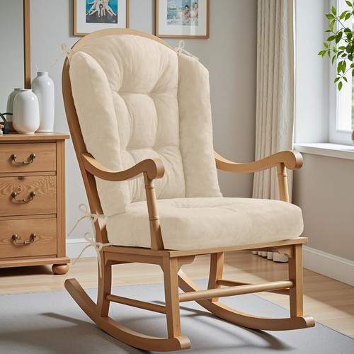 Wingback rocking chair cushion - chair,