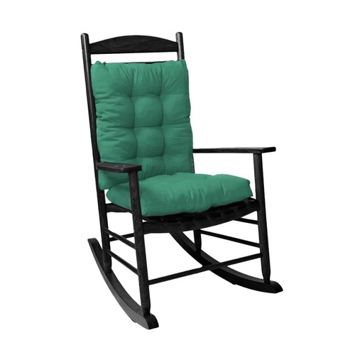 Dark green rocking chair - green,
