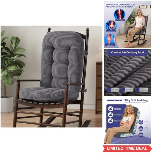 Tufted rocking chair - chair, cushion