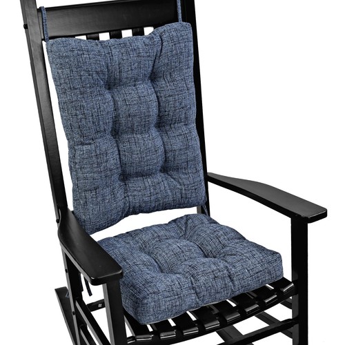 Blue rocking chair cushion - blue,