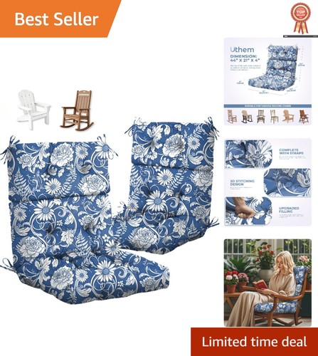 Thickened floral rocking chair - floral,